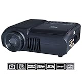 DVD Projector with DVD Player Built In - DVD Player Projector Combo, LED, 800x600, 30 Lumens, 100:1 Contrast