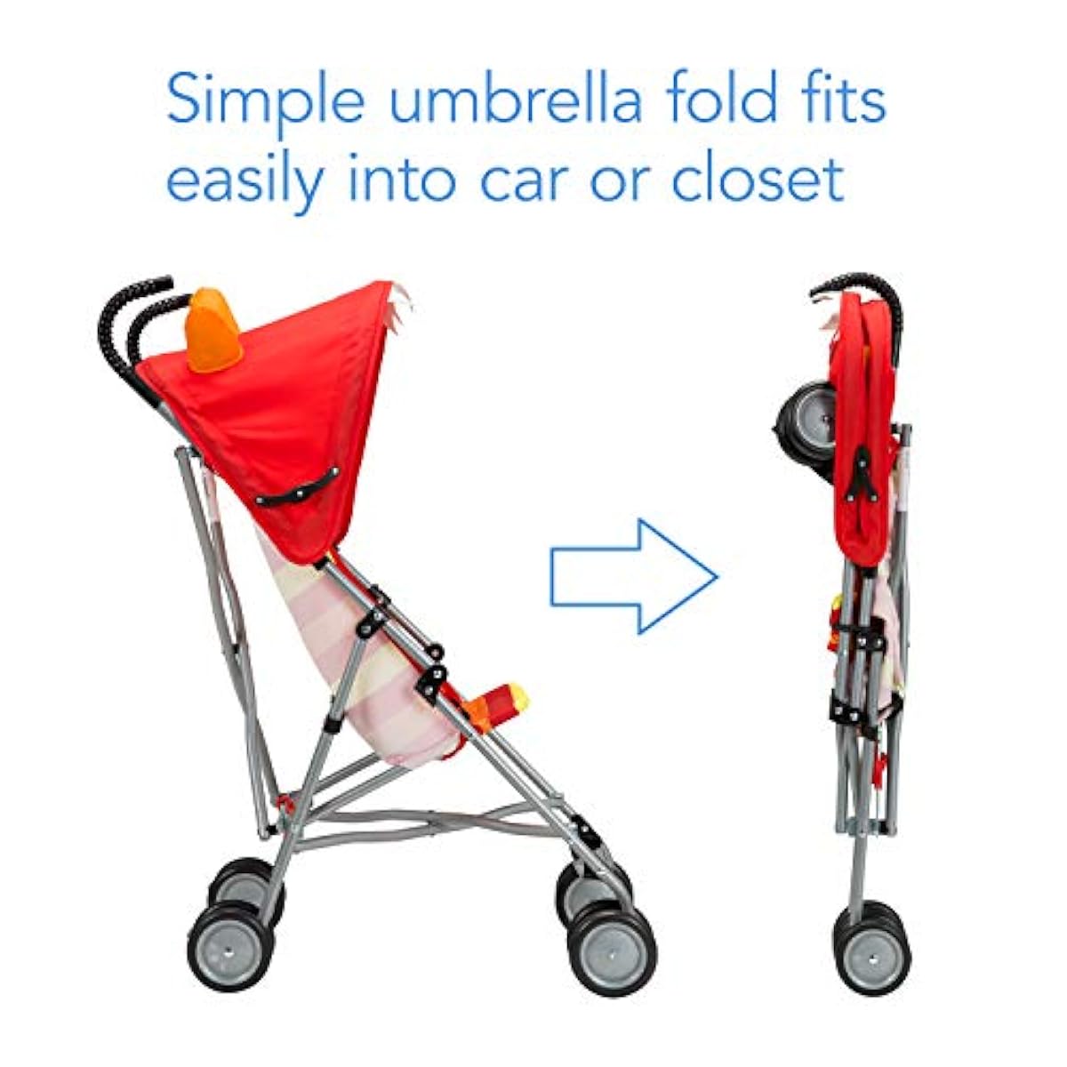 Cosco Comfort Height Character Umbrella Stroller Lightweight Compact