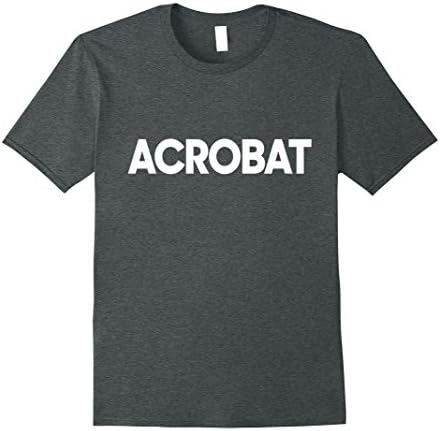 Mens Acrobat Funny T-Shirt Short Sleeve XL Dark Heather
