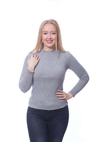 ZF TOMATO Women's Ultra Soft Mock Neck Fashion Sweater by