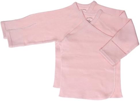 giggle Better Basics Long-Sleeve Tees - Set of 2 (Organic Cotton) (0-3M, pink)