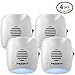 Hoont Indoor Plug-in Ultrasonic Pest Repeller with Night Light - Pack of 4 - Eliminate All Types of Insects and Rodents