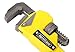 Hurricane 10 inch Heavy Duty Drop Forge Straight Pipe Wrench Ideal for 3/8 Inch to 1-1/2 Inch Pipe Adjustable Plumbing Wrench