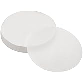 uxcell 200Pcs Parchment Paper Rounds 3-1/2 Inch, Round Parchment Paper Non Stick for Baking Small Cakes, Separating Frozen Meat, Toaster Oven, White