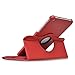 Moonmini 360 Rotation PU Leather Protective Case Cover Pouch for Samsung Galaxy Tab 3 8.0