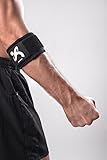 SANJIN Tennis/Golf Elbow Brace, Forearm Brace, Adjustable Elbow Support Brace Strap with Compression Pad for Men & Women - Pain Relief, Ease the Symptoms of Tennis, Golfers ElbowES001 (M)