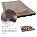 INVENHO Dog Bed Mat Comfortable Soft Crate Pad Anti-Slip Machine Washable Pad Dog Crate Pad Pet Bed for Dogs & Cats