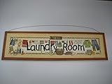 Laundry Room Help Wanted Wooden Country Home Wall Art Sign 5x19