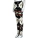 Oksale Women Skinny Vintage Printed Fitness Stretchy Yoga Pants Leggings (L, Black)