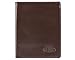 Big Skinny Men's Hipster Leather Bi-Fold Slim Wallet, Holds Up to 40 Cards, Brown