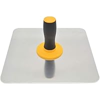 Aluminium Plastering Hawk with Soft Grip Handle, Plaster Mortar Board Holder Finishing Plastering Tool for Cement, Mortar, Dr
