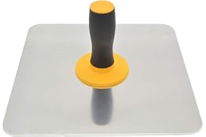 BEYST Plaster Hawk Aluminium Plaster Mortar Board Holder With Handle, 300x300 mm Plastering Hawk Plastering Tool