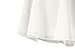 Urban CoCo Women's Basic Versatile Stretchy Flared Casual Mini Skater Skirt (Medium, White)