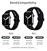 8 Pack Band for Apple Watch 42-44mm, Soft Silicone Sport Strap Replacement Bracelet Wristband for Apple Watch Series 5,4,3,2,1, Nike+, S/M Size