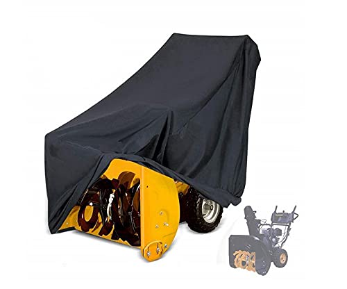 Garden Snow Blower Protective Cover UCARE Snow Thrower Cover Waterproof Snow Shovel Cover with Drawstring Black (60*33*45/25＂)