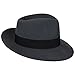 Bailey of Hollywood Men's Fedora Hat, Graphite, L