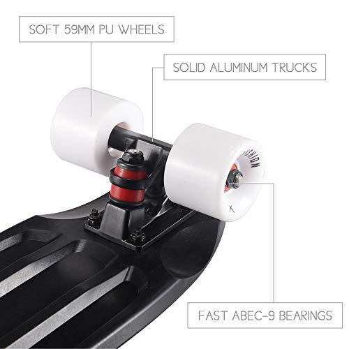 3 Playshion+Complete+Cruiser+Skateboard+Beginner