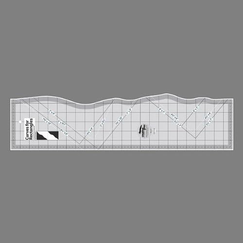 Creative Grids Curves for Rectangles Quilt Ruler (CGRKA2)