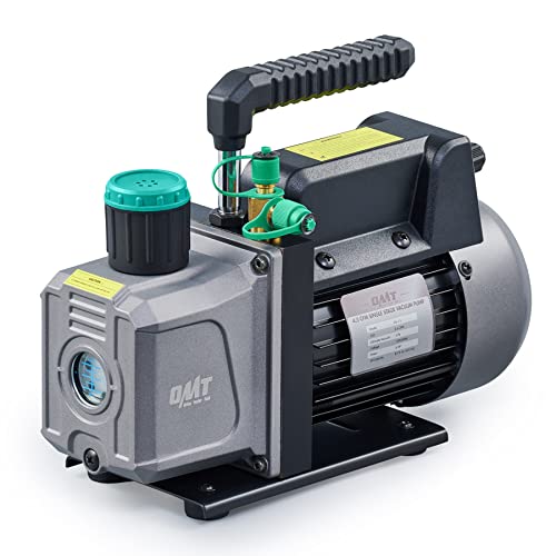 OMT 4.5cfm Vacuum Pump, 1 Stage HVAC Vacuum Pump For R12 R22 R134a
