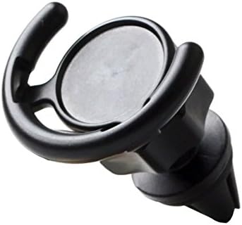 Shultronics Popsocket Car Mount, Pop Socket Vehicle Air Vent Clip, 360 Degree Adjustable Grip Mobile Device Holder, iPhone Android Samsung Compatible Cell Phone Stand, Easy GPS Navigation/Calling