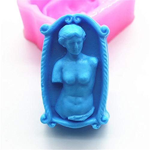 Silicone Molds Venus DE Milo, Statue Shape Craft Art Silicone Soap Mold, Craft Molds DIY Handmade Soap Molds - Soap Making Supplies by YSCEN