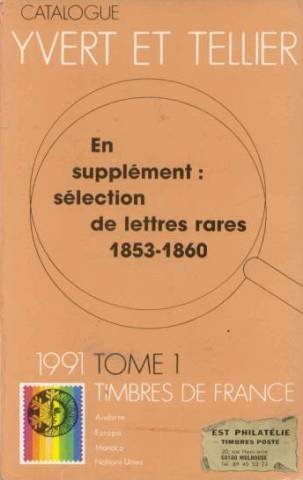Yvert et Tellier, tome 1: Timbres de France, 1991