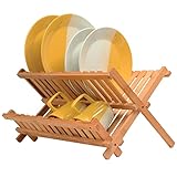 Bambüsi Bamboo Dish Drying Rack - Collapsible