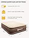 CREMAX Air Mattress with Built-in Pump, Luxury Microfiber Inflatable airbed Queen Size for Guests Home Travel
