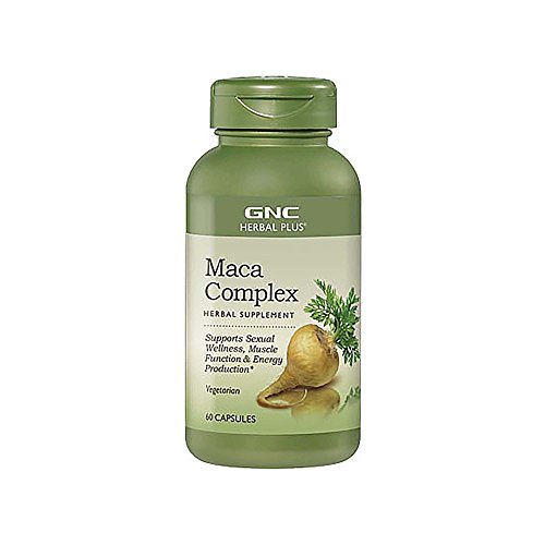 GNC à base de plantes en Plus de la Maca Complexe de 60 gélules