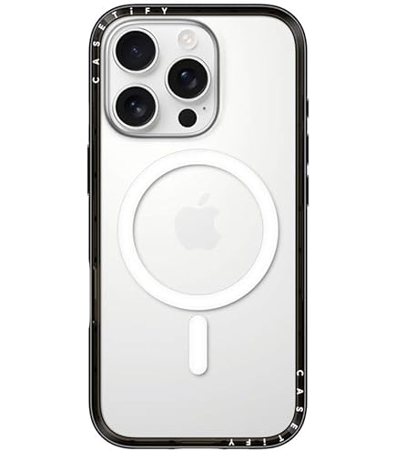 Amazon.com: CASETiFY Clear iPhone 16 Pro Case [Not Yellowing / 6.6