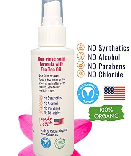 Herbal Yeast infection treatment for Vaginal BV, Odor, Rapid Itch Relief. Natural Feminine Care Yoni Soap oil spray With Tea Tree Oil and Moringa.