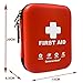 First Aid Kit - 170 Pieces Hard Case and Lightweight - Includes 2 x Eyewash,Instant Cold Pack,Emergency Blanket, CPR Face Mask for Travel, Home, Office, Vehicle, Camping, Workplace & Outdoor (Red)