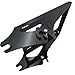 XKMT Black Detachable 2 Two Up Tour Pak Pack Mounting Luggage Rack Compatible with Harley Touring Road King Street Glide Road Glide 2014-2016