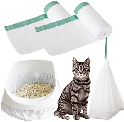 OKBUYNOW Roll Cat Litter Box Liners Disposable Bags with