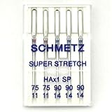 Schmetz HAX1SP Special Super Stretch Serger Needles - Assorted Size, 5/Pk.