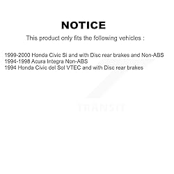 Front Rear Wheel Bearing And Hub Assembly Kit For