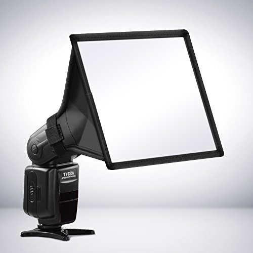 TYCKA 9 x 7" Flash Diffuser Translucent Light Softbox (Universal, Collapsible) for Nikon, Canon Sigma Sony Yongnuo
