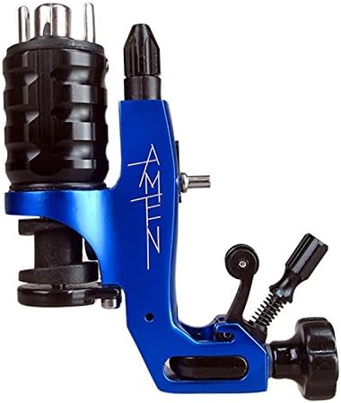 Tattoo Machine Stigma Amen V6 style Rotary Tattoo Gun 4.5w Motor Aluminium Alloy CNC Frame For Shading Lining Tattoo Supply (Blue)