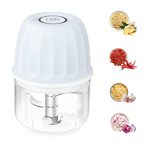 Arglife Electric Mini Garlic Chopper Portable Cordless Mini Food