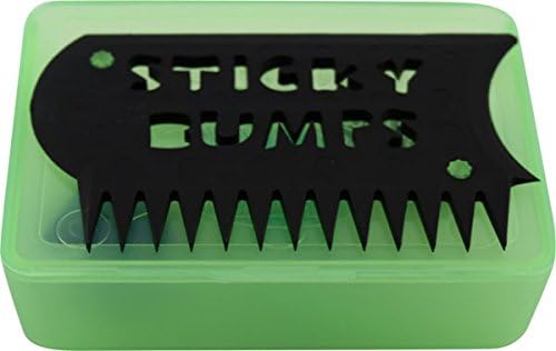 Sticky Bumps Wax Box & Comb (Green) by Sticky Bumps
