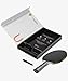 Killerspin Diamond TC RTG Premium Ping Pong Paddle| Table Tennis Racket| Flared Handle Ping Pong Bat| 7-Ply Wood/Titanium Carbon Blade, Fortissimo Rubbers| ITTF Approved| Memory Book Gift Storage Case