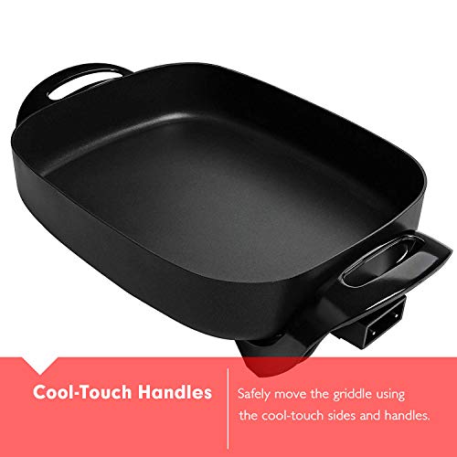 2 Professional+Aluminum+Non+stick+Electric+Skillet