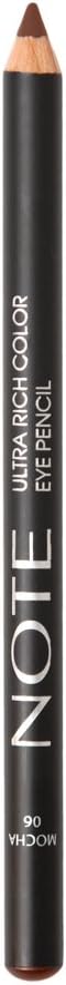 Note Italy Ultra Rich Color Eye Pencil 06, Red, 1.1g