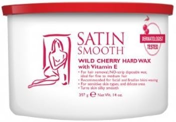 Satin Smooth WILD CHERRY HARD WAX WITH VITAMIN E by Satin Smooth