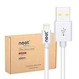 Lightning Cable, NOOTPRODUCTS® [Apple Certified] MFI 3M/10ft Premium Lightning to USB Heavy Duty with Compact Connector Head - Made for iPhone | iPod | iPad - Longest Lightning Cable
