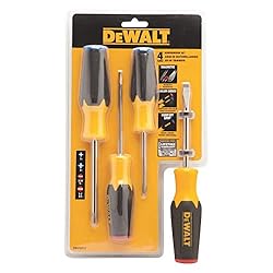 DEWALT Screwdriver Set, 4 Piece (DWHT62512) , Black