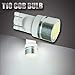 194 168 T10 COB W5W LED Bulb Non-Polarity Extremely Bright for Side Marker Turn Signal Blinker Map Door Parking iLights, 12V, White (Pack of 10pcs)