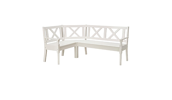 Ikea Frittorp Banco De La Esquina Blanca Amazon Es Jardin 