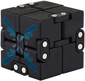 SamHity Rubik's Infinity Cube Rubik's Cube Office Decompression Stress Reducer Perfect Toys for Adult and Children Toys Rubik's (black) … (red)