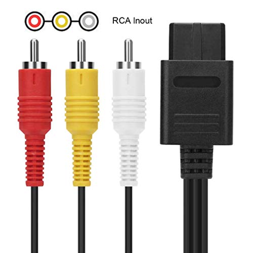 AV Composite Cable - 3.6M 11.8 Ft N64 AV Cable Composite Retro TV Audio Video Standard Cords Wire Cable for Nintendo 64 TV Games HDTV SNES Gamecube GC by FENGWANGLI
